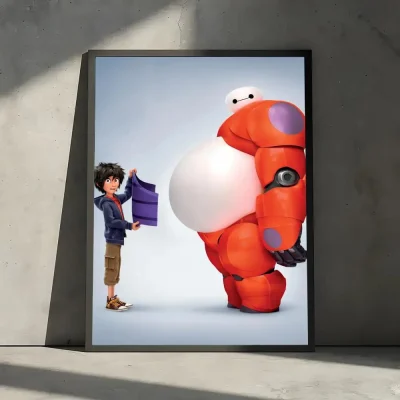 Big Hero 6 Friendly Wall Art Decor