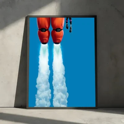 Big Hero 6 Flying Wall Art Decor