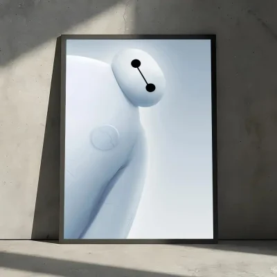 Big Hero 6 Wall Art Decor White