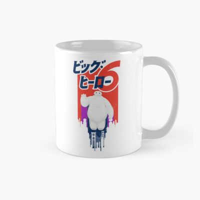 Baymax Retro Skyline Poster Style Mug