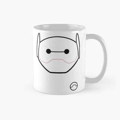 Baymax Minimal Robot Mug