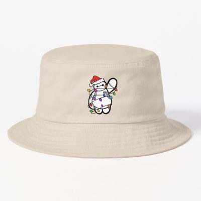 Round Christmas Robot Bucket Hat