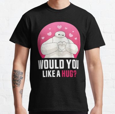 Vintage Baymax Cute Hug Heart Pose T-Shirt
