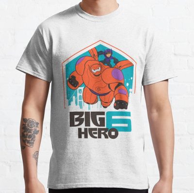 Art Dynamic Armor Hero Illustration T-Shirt