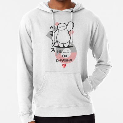 Big Hero Hello I Am Baymax Cute Kanji Hoodie