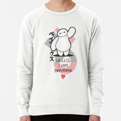 Big Hero Hello I Am Baymax Cute Kanji Sweatshirt