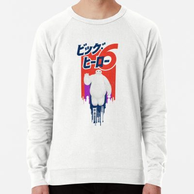 Streak Skyline Poster Style Sweatshirt