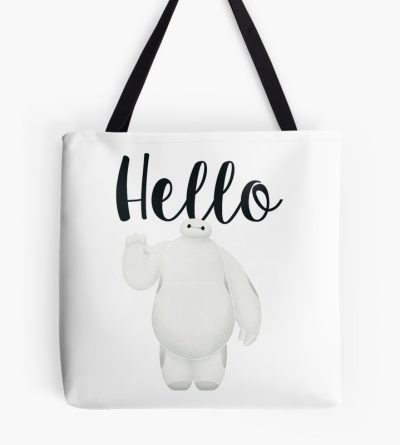 Big Hero Baymax Wave Hello Graphic Tote Bag