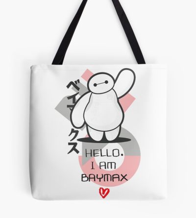 Big Hero Hello I Am Baymax Cute Kanji Tote Bag