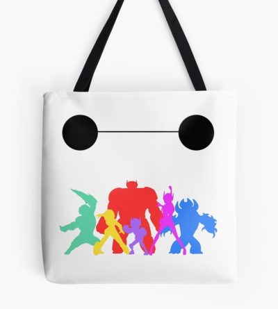 Big Hero 6 Silhouettes Tote Bag