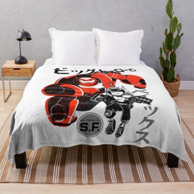 Duo Manga Style Design Throw Blanket