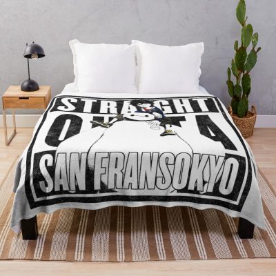 Straight Outta San Fransokyo Variant Throw Blanket