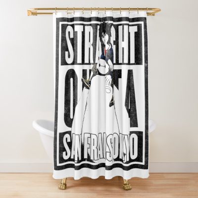 Straight Outta San Fransokyo Variant Shower Curtain