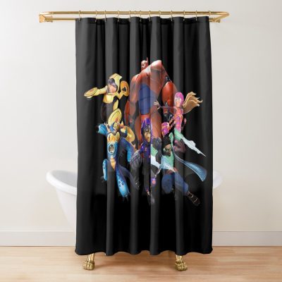 Superhero Character Shower Curtain