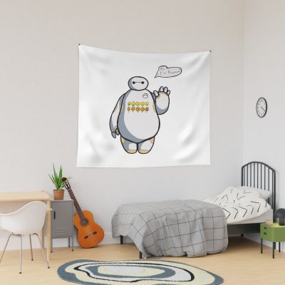 Big Hero Prototype Cute Robot Tapestry