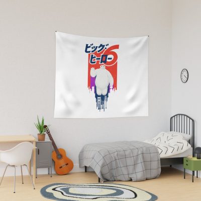 Streak Skyline Poster Style Tapestry