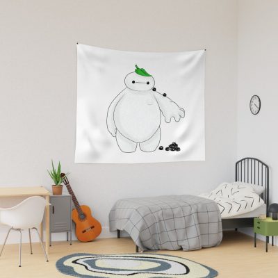 Baymax With Totoro Tapestry