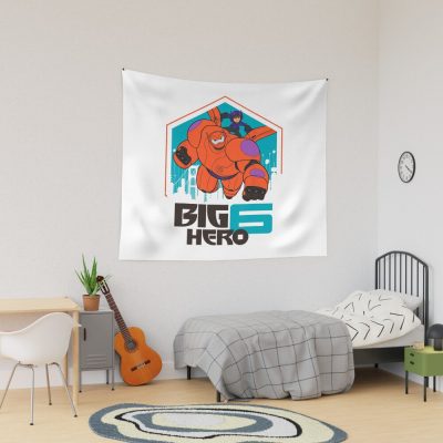 Baymax Futuristic Robot Tapestry