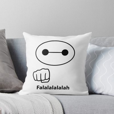 Baymax Fist Bump Falalalalalah Throw Pillow