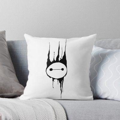 Ink Head Throw Pillow