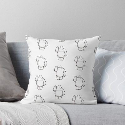 Big Hero Prototype Robot Throw Pillow
