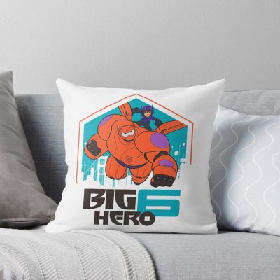 Robot Art Dynamic Throw Pillow
